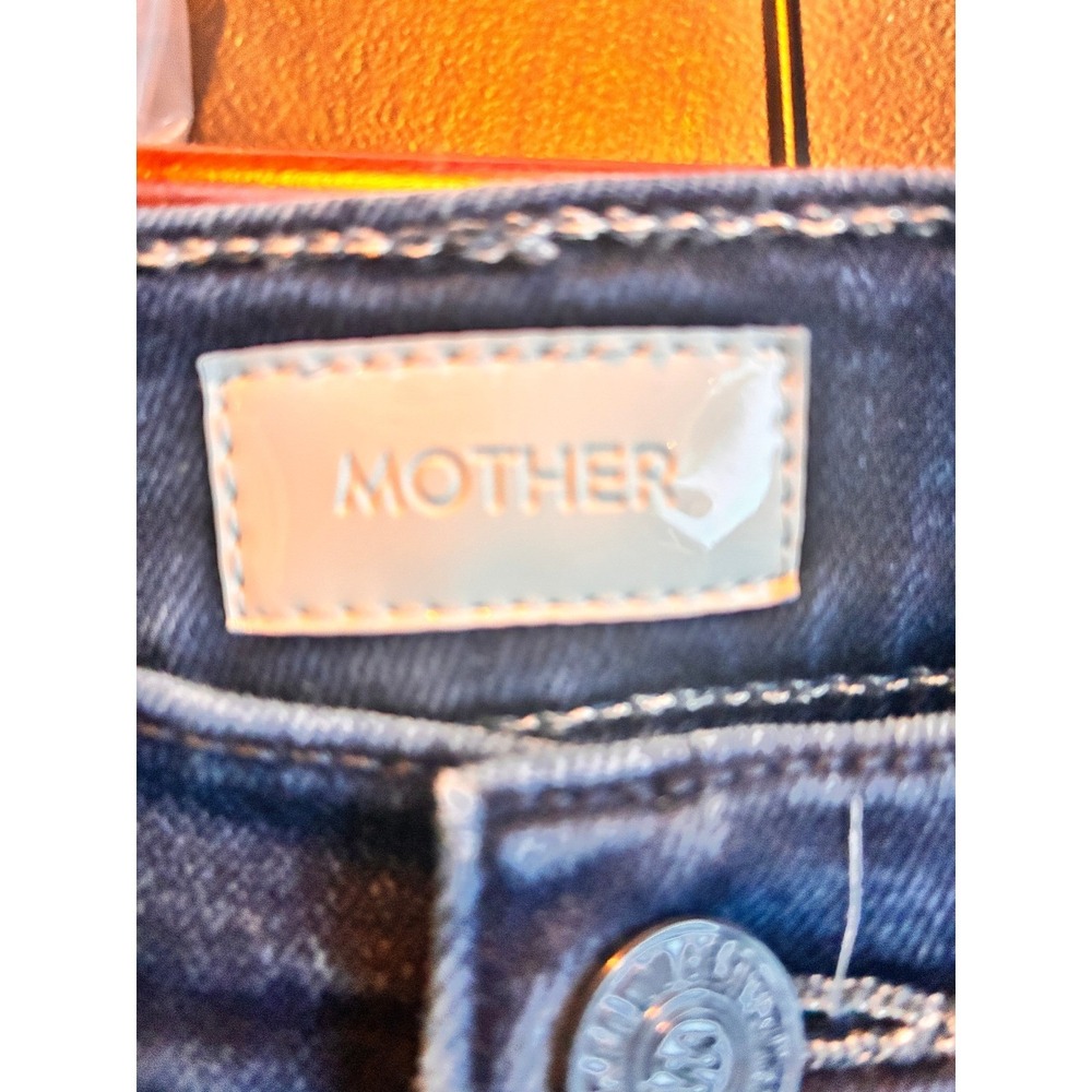 NWT Mother The Weekender Fray Jeans Chip On My Shoulder Flare Premium Luxury 25 - Picture 7 of 9